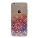 Produktbild Lonchee iPhone 6 6S (4,7 Zoll) Hülle,Bunte Muster Weich TPU Handy Hülle Durchsichtig Transparent Etui Cover Case Protective Shell Soft Schutzhülle Telefon Kasten für iPhone 6 6S (4,7 Zoll) – Glückliche Blume