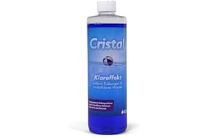Cristal Klareffekt Trübungsentferner - Für alle Filterarten - Gegen trübes Poolwasser - Verbessert die Filtration - Einfache Anwendung - Für kristallklares Wasser in Pool & Whirlpool