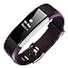 Produktbild Colorful Fitness Tracker,Smart Armband ID115 Plus HR Smart Fitness Armband Schlaf Monitor Anruf Nachricht Erinnerung Herzfrequenz Wasserdicht (Lila)
