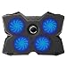 Produktbild Laptop Cooling Pad 4 Noise-Free Fans Notebook Portable USB Air-Cooler Kühler für 15.6/17/18/19 inch adjustable Cooler Ständer