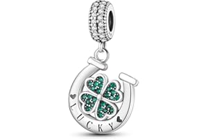 Parmuz Charms Abalorios para pulseras de plata de ley 925, viajes de verano, océano, amuleto de la suerte, colgante de joyería regalo para mujer madre