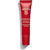Apivita Beevine Elixir Eye and Lip Contour Cream Lift and Wrinkles - Anti-Aging Eye Cream with Propolis, Vegetable Collagen a