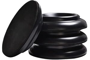 SEAPERICH Lot de 4 patins de piano droits épais antidérapants pour roulettes de piano solides
