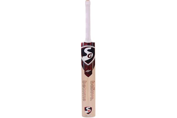 SG STROKEWELL Classic Bat Kashmir Willow Hard Pressed Shaped for Superb Stroke Cricket Bat (Leather Ball) No.6