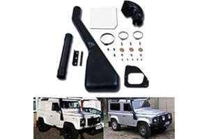 RZG Raised Air Flow Intake Induction System Snorkel Kit Off Road For 1994-16 LR Defender 300Tdi Td5 Td4