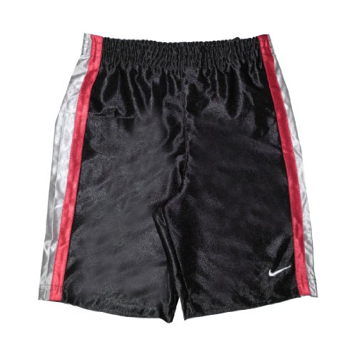 Boys NIKE Dri-Fit Mesh Sport Shorts Size 7 Black & Gray