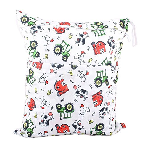 Funny Chicken Wet Bags Waterproof Diaper Bag Multi-function Nappy Bag-14"*11"
