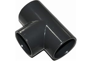 Jardiboutique - lot de 10 Tés ø 50 mm PVC 90° pression a collé
