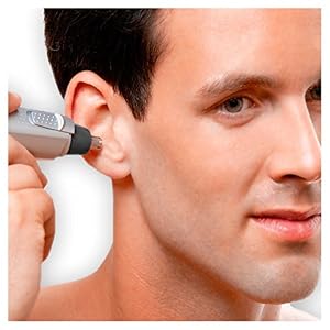 Braun Ear and Nose Hair Trimmer For Men, Precise and Safe Hair Removal, Fully Washable, EN10, Silver - Image 2