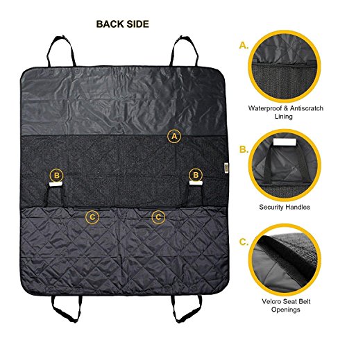 Winipet-X-Large-Dog-Seat-Cover-Dog-Hammock-Travel-Car-Seat-Cover-Rear-Seat-Protector-Heavy-Duty-Waterproof-with-A-Free-Safety-Seat-Belt-and-A-Free-Packing-Bag