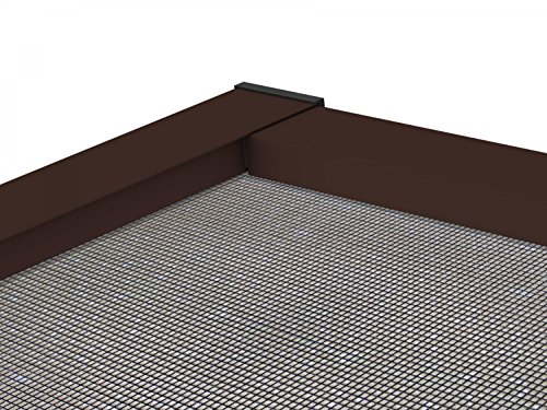 Insektenschutz Fliegengitter Tür Alurahmen Master Slim Auf Maß geschnitten, Selbstbausatz oder komplett aufgebaut, weiß, braun oder anthrazit, in verschiedenen Größen - 4