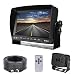 Produktbild Coolwoo Backup Kamera-Kit, 7" TFT LCD Kfz-Monitor + 8 IR-LED Rückfahrkamera mit Nachtsicht, 175 ° Winkel, IP68 + 20m Anschlusskabel Für LKW/Wohnmobil /Bus/Anhänger (12-32 Volt)