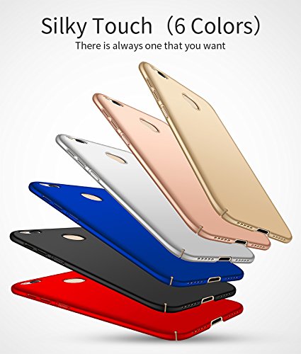 Bllosem Redmi 4X Funda High Quality Ultra Slim Exquisite Real Skin Feeling Full Body Protection Funda for Xiaomi Redmi 4X Silver