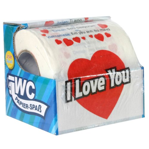 Preisvergleich Produktbild Toilettenpapier I LOVE YOU