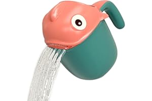 Mineatig Bath Jug For Baby Washing,Baby Shower Cup, Baby Bath Jug, Baby Bath Shampoo Rinse Cup, Multifunctional Lovely Washing Baby Hair Rinse Cup Rinser Shower Sprinkler