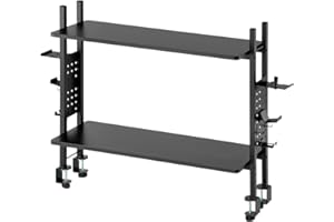 DRIFT GAMING DRSHELVY Scaffale organizzativo per Tavolo da Gioco, Wood, Nero, 103 x 30 x 86.5 cm, 10 unità