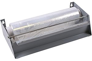 FRANZ MENSCH 1 Stück Hygostar Folienspender aus Blech, B: 16cm, L: 34cm, H: 8cm, grau