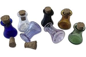 Jarvials Mini Stained Glass bottle, Seven Color mix, Mobile Phone Pendant Party Decoration