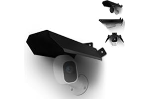 (CCTV Überwachungskamera Abdeckung) Wetterfestes Schutzgehäuse Sonnenschutz Metall Regenschutz für Bullet und Dome Kamera, Metall