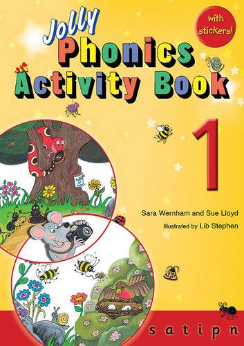 JOLLY PHONICS ACTIVITY BOOK 1: in Precursive Letters (British English edition): Vol 1