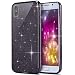 Produktbild iPhone X Hülle,Silikon Hülle Glitzer Glänzende Handyhülle Schutzhülle Bling Strass Diamanten TPU Silikon Schutz Handy Hülle Etui Protective Case Cover für iPhone X,Schwarz