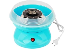 NAVESO Macchina per Zucchero Filato, 500W Retro Cotton Candy Machine, Zucchero Filato Macchina con Cucchiaio Dosatore e 10 Bastoncini di Legno, Zucchero Filato in Soli 2 Minuti