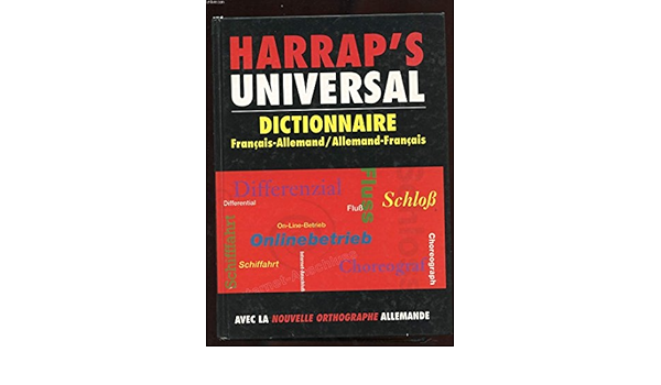 Harrap S Universal Dictionnaire Francais Allemand Allemand Francais Amazon De Collectif Fremdsprachige Bucher
