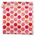 FAB4BABYSTARS, Pink Dot Cirlces Wet Bag, Nappy Bag, Holiday Bag, Toiletry Bag, Storage Bag for Toys, made with waterproof material (PUL), Stretchy Material with Zip, handle for hanging up
