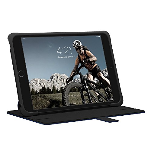 URBAN ARMOR GEAR Folio Schutzhülle für Apple iPad mini 4 (inkl. Retina) – blau [Stoßfest | Standfunktion | Wake/Sleep Funktion | Displayklappe] – UAG-IPDM4-CBT-VP - 7