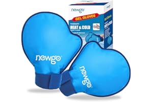 NEWGO Guantes de Hielo para Manos, Alivio Efectivo para Hinchazón, Inflamación, Dolor en Dedos y Lesiones, Ideal para Quimioterapia, Postoperatorio y Deporte