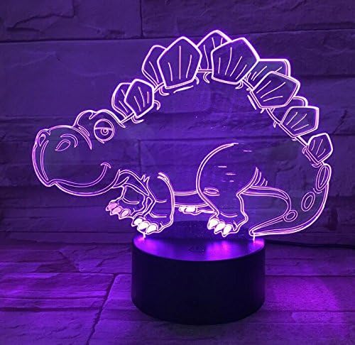 REDOI Stegosaurus 3D Visual light touch Colorful gradient decoration Table lamp LED Night light