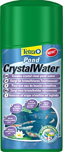 Tetra Pond CrystalWater (für kristallklares Wasser im Gartenteich, Wasserklärer gegen Trübungen), 500 ml Flasche