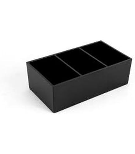 Set 6 Porta Bustine Zucchero E Tè - Plastica Nero, 8.5x6.5x5 Cm, Per Bar E Casa, Lavabile - Foto 12