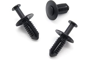VEHICLE CLIPS 10x Plastic Push Fit Rivets Wheel Arch / Fender Lining Fastener Clips (1249900492, 124-990-04-92, A1249900492, A124-990-04-92) - FREE FIRST CLASS UK POSTAGE!