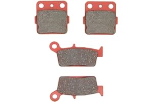 MEXITAL One Set Ceramic Motorbike Brake Pads Front and Rear for CR 80 R/RT/RB/RV/RW/RY/RX/R1/R2 1996-2002 CR 85 R3/R4/R5/R6/R7/RB 2003-2007 MX84-131