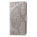 Produktbild idlehour S10e Hülle für Samsung Galaxy S10e 5.8Zoll Handyhülle Flip Case, PU Leder Case Schutzhülle Tasche Schutz Cover Flipcase Etui Brieftasche Flipcover mit Ständer und Magnetverschluss,Grau