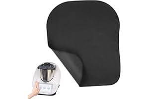 DAGORD Tapis Coulissant pour Robot de Cuisine Planche à Glisser Table Coulissante Accessoire pour Thermomix - Nouvelle Alternative Planche de Glisse pour Thermomix TM6 TM5 TM31 TM Friend - Noir