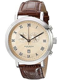 Akribos XXIV Reloj con movimiento cuarzo suizo Man AK591SS 47 mm