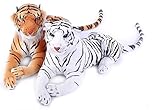 Deals India Tiger Combo, White/Brown