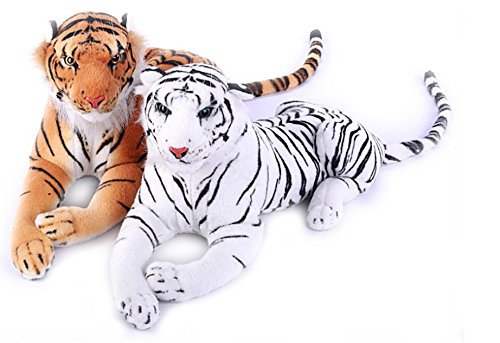 Deals India Tiger Combo, White/Brown