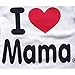 Wawoo® I Love Papa & I love Mama Unisex Children Comfortable Summer Suits Cotton T-shirt & Striped Cropped Pants Twins Baby Summer Clothes White