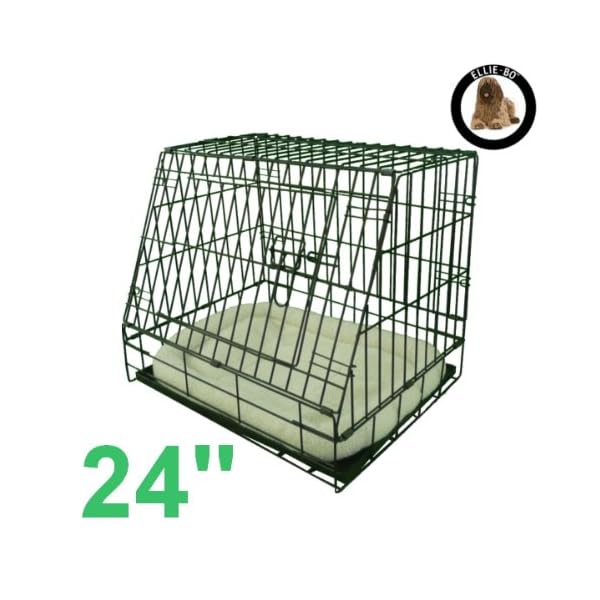 slant front dog crate
