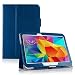 Produktbild Invero® Premium Hülle Ledertasche umfasst Ständer Feature, Displayschutzfolie und Eingabestift Kugelschreiber für Samsung Galaxy Tab 4 10,1 Zoll SM T530 T531 (Blau / Blue)