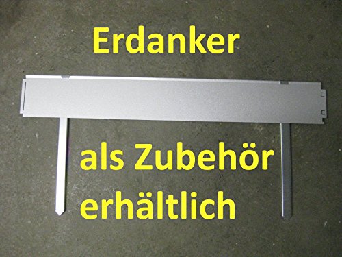 10x Rasenkanten schmal 18 cm hoch, 100 cm lang mit Klick-Fix-System - 8