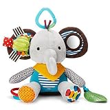 juguetes recomendados para bebes de 0 a 3 meses Tela: felpa Highdas 2016 Multifuncional Peluches Molar Bite pegamento entrada bebé cama colgante (elefante)