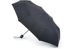Fulton Hurricane Performance Umbrella, Black, Strong Wind Resistant Frame