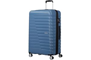 American Tourister Flashline - Spinner L, valigia, 78 cm, 100/109 L, blu (Coronet Blue)