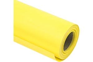 RUSPEPA Rollo De Papel Kraft - 44,5 cm X 10 m - Papel Reciclable Perfecto Para Envolver, Manualidades, Empaquetar, Cubrir Pisos, Material De Estiba, Paquetes, Caminos De Mesa, Amarillo