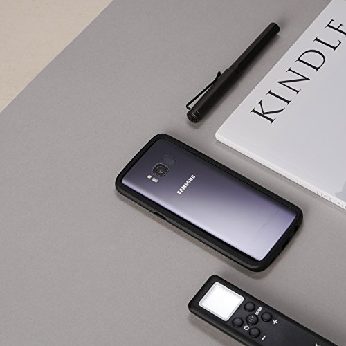 RhinoShield - Estuche Parachoques para Galaxy S8  CrashGuard    Cubierta Protectora de Dise  o Delgado con Amortiguaci  n  Protecci  n de Ca  da DE 3 5 M  - Negro