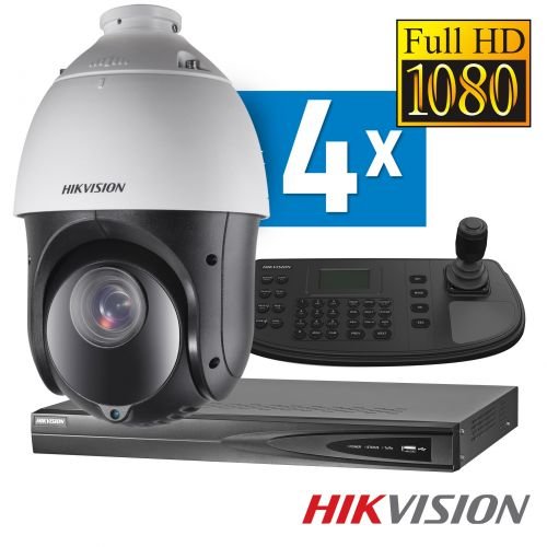 Preisvergleich Produktbild Hikvksion Überwachungsset mit IP PTZ Überwachungskameras